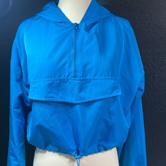 Forever 21 Blue Hooded Sweater - Picture 1 of 6